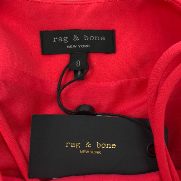 Rag & Bone Denton Dress, Hot Pink, NWT Size 8 - Picture 7 of 8